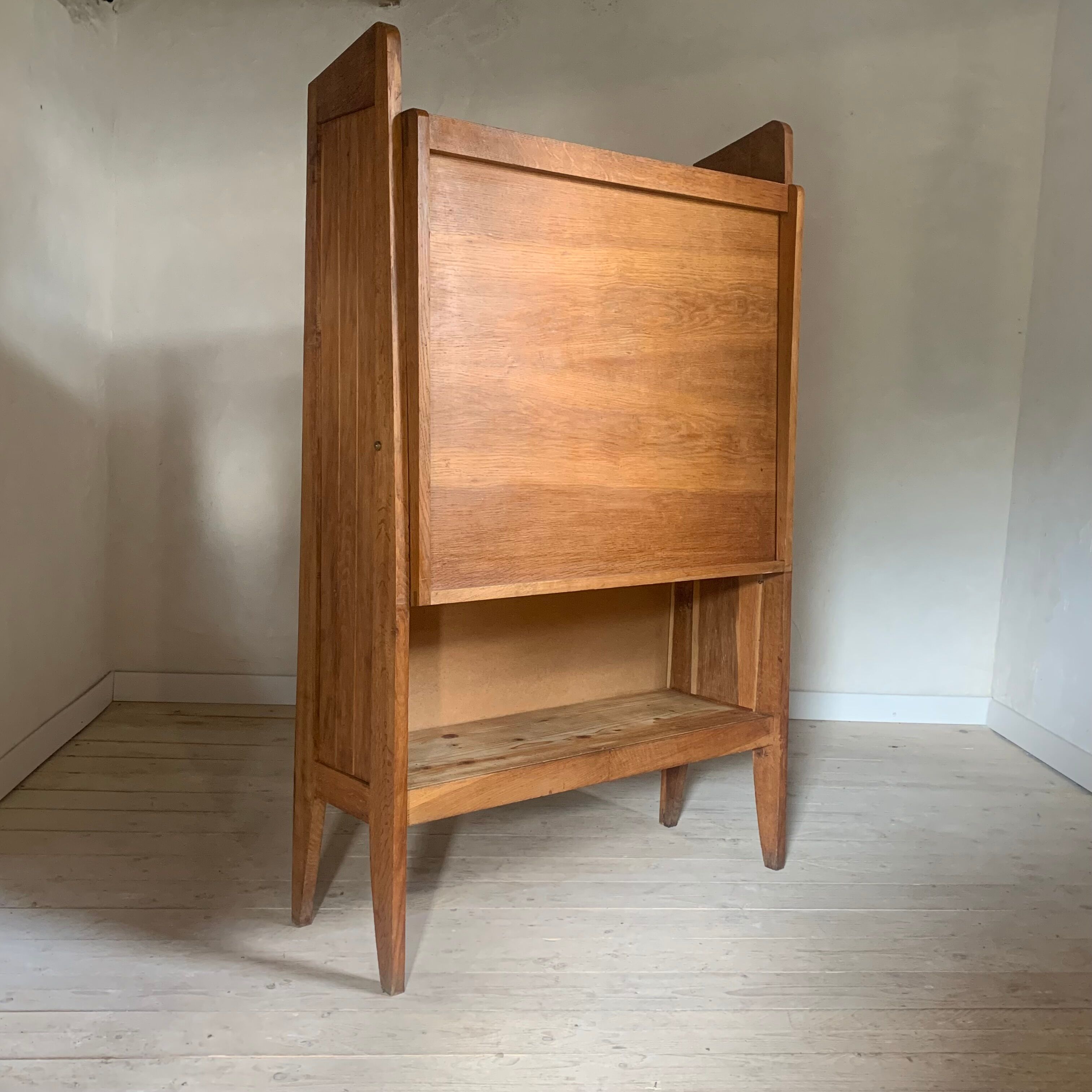 Vintage oak secretary sideboard