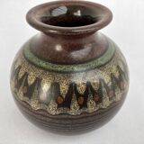 Petit vase en grés émaillée KMK • Vintage 80s • West Germany