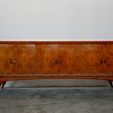 Mid-Century Italian Cherrywood and Walnut Sideboards, 1950s