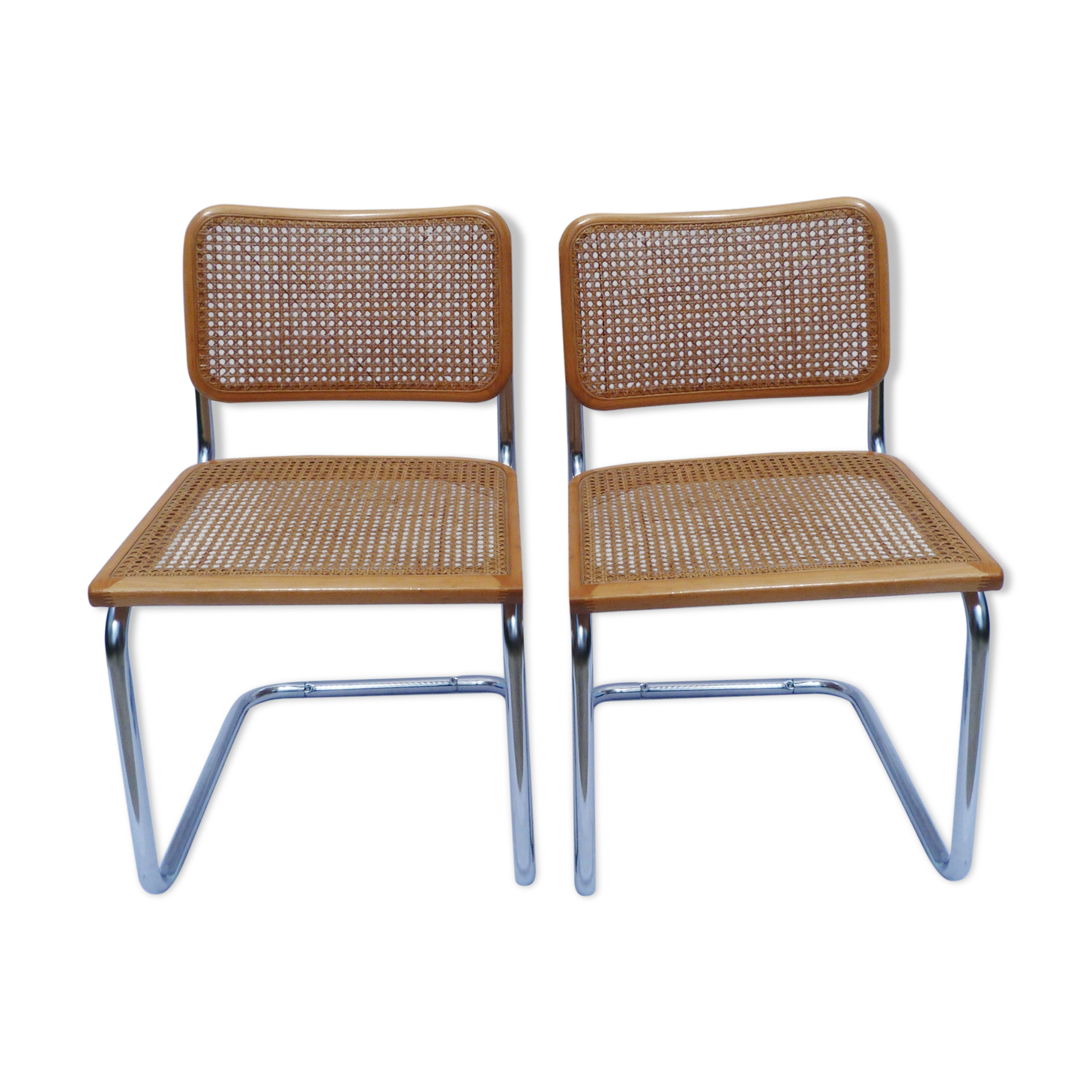 Pair of chairs by Marcel Breuer B32