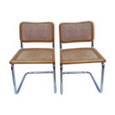 Pair of chairs by Marcel Breuer B32