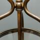 Patinated brass cage lantern, Louis XVI style, 70, France