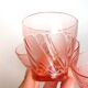 Vereco pink water glasses