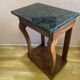 Restoration console in mahogany veneer