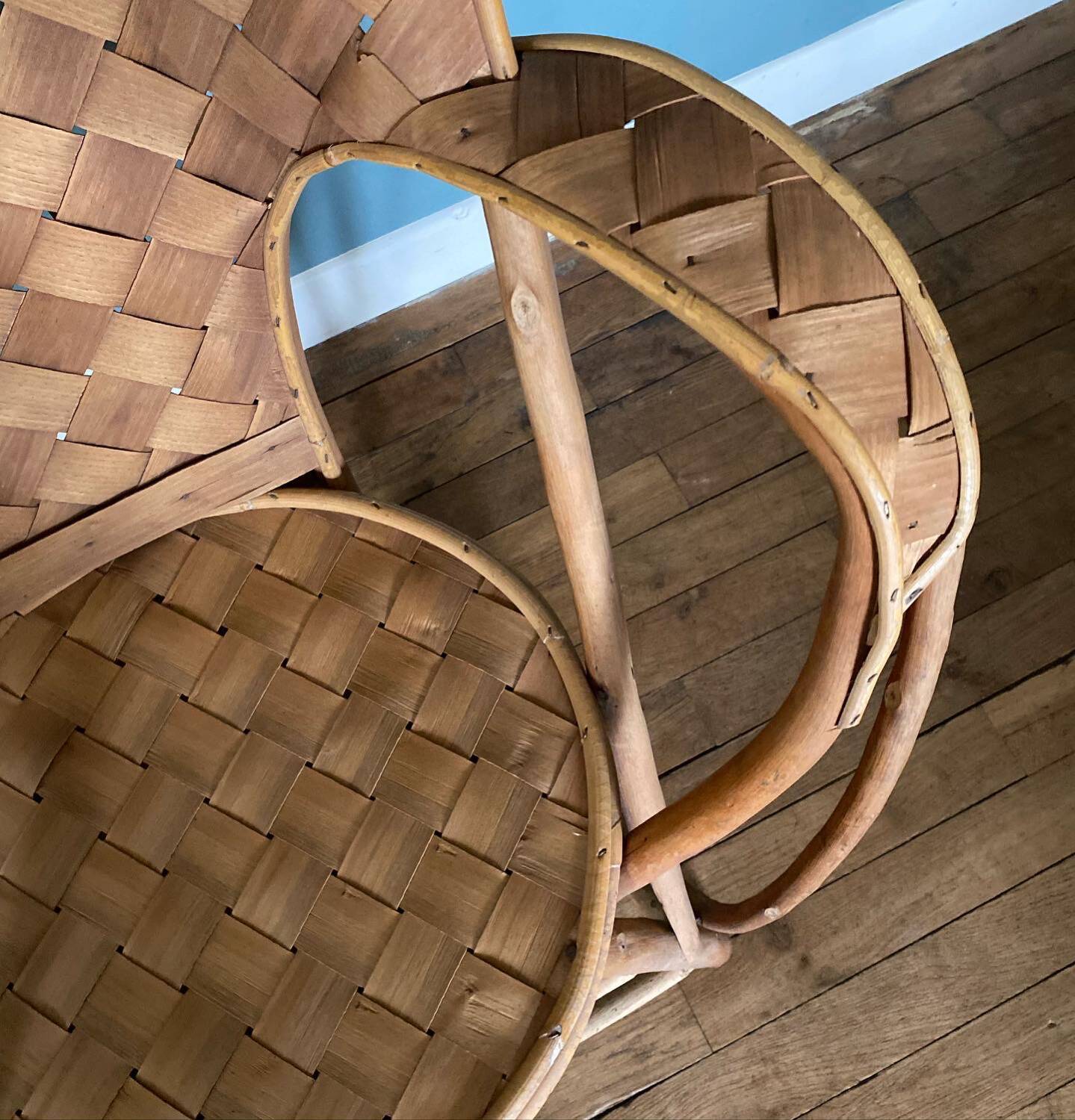 Chestnut armchair called “Le Corbusier”