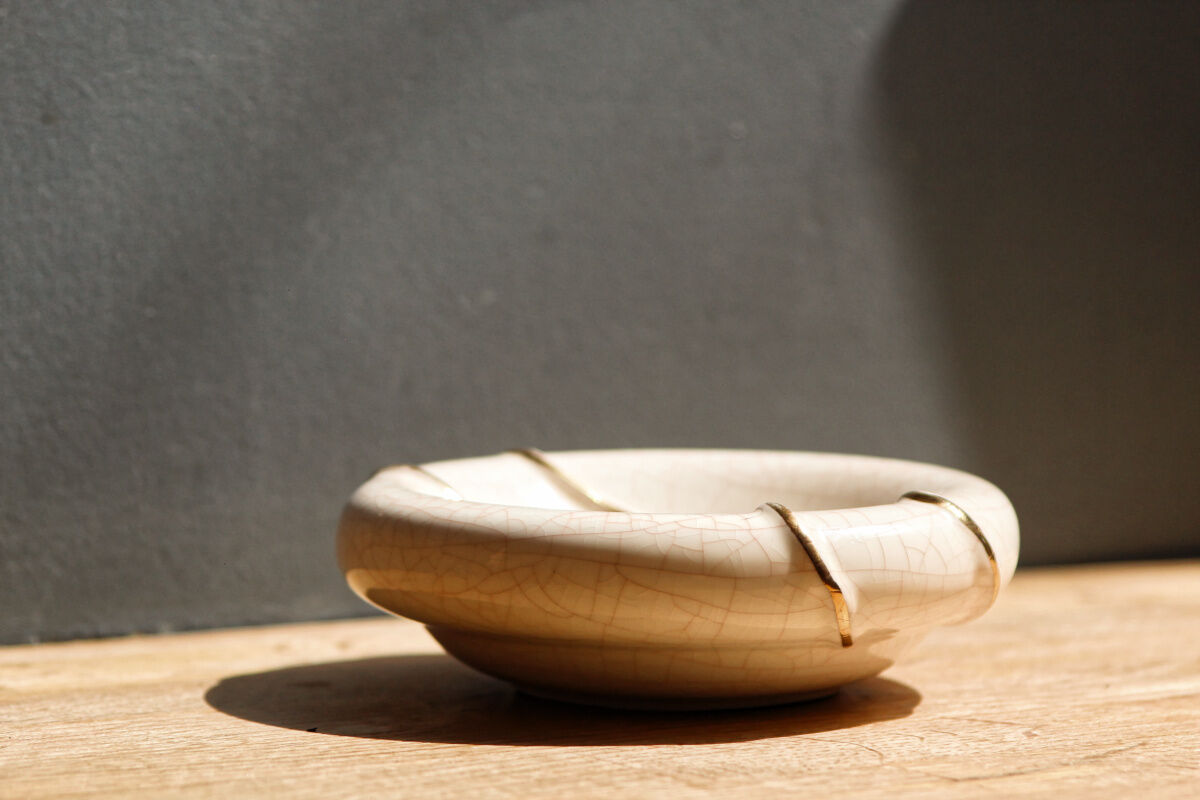 Longwy ashtray