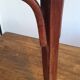 Art nouveau thonet stool bentwood and velvet