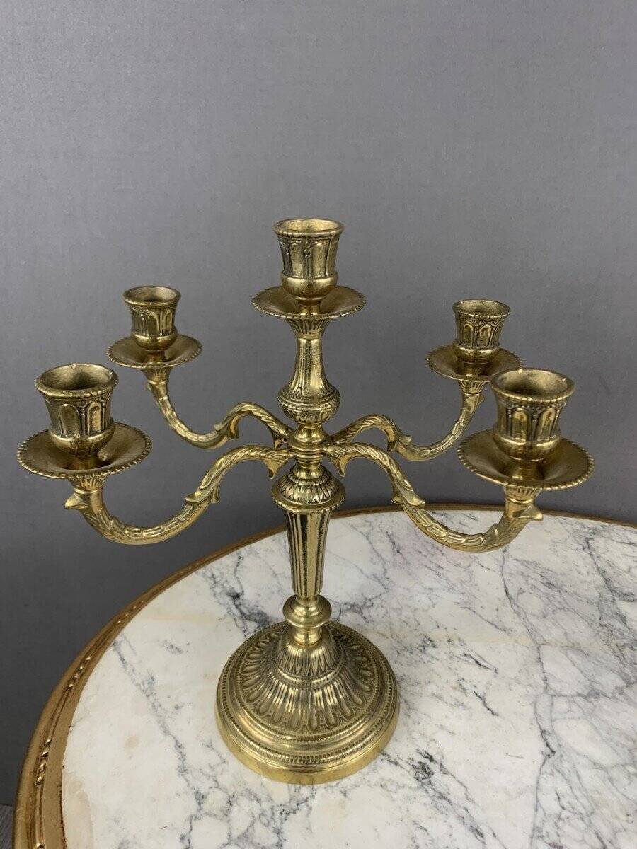 19th century bronze candlestick candelabra