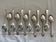 12 silver-plated spoons