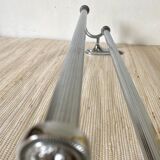 Retro bathroom towel rack