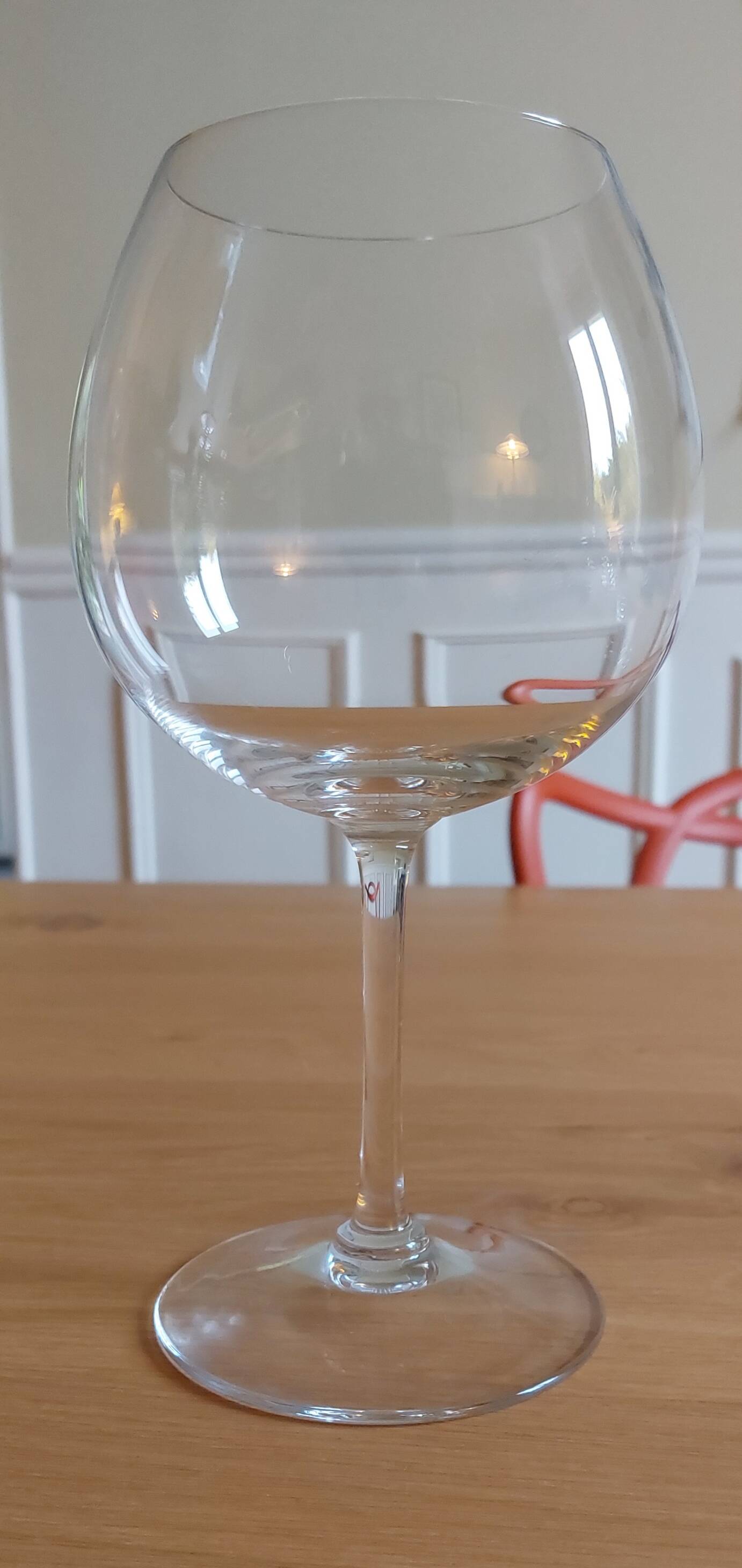 Set of 5 Burgundy glasses in Sèvres crystal