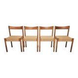 Lot de 4 chaises danoises, 1970