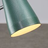 Mid-Century Italian Table Lamp in Blue Metal