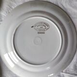 Lot 6 plates Luneville Regency