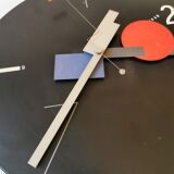 Vintage constructivist wall clock by nicolaï canetti for artec. usa