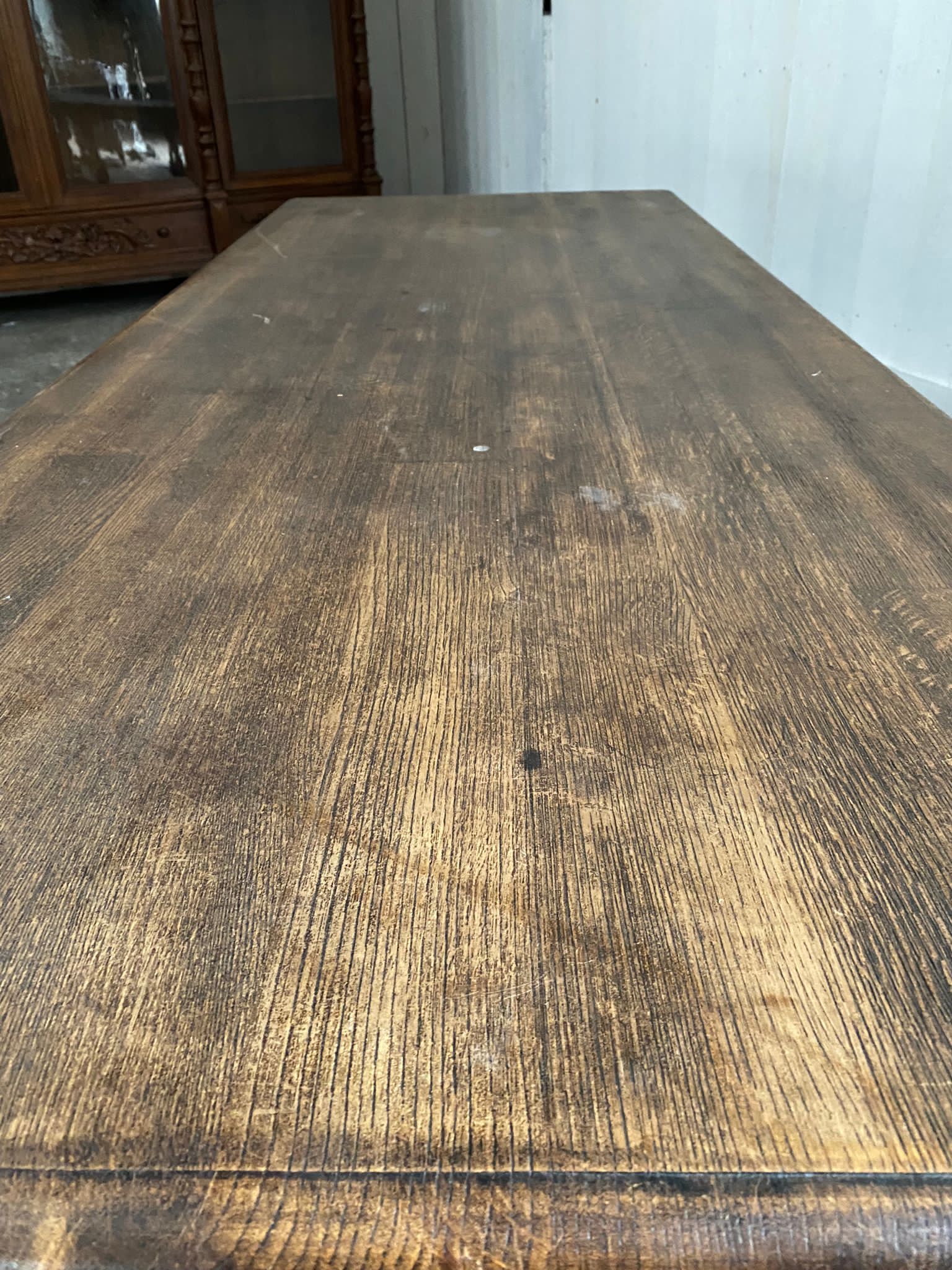 Oak farmhouse table