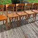 10 chaises BAUMANN N°29 hêtre clair