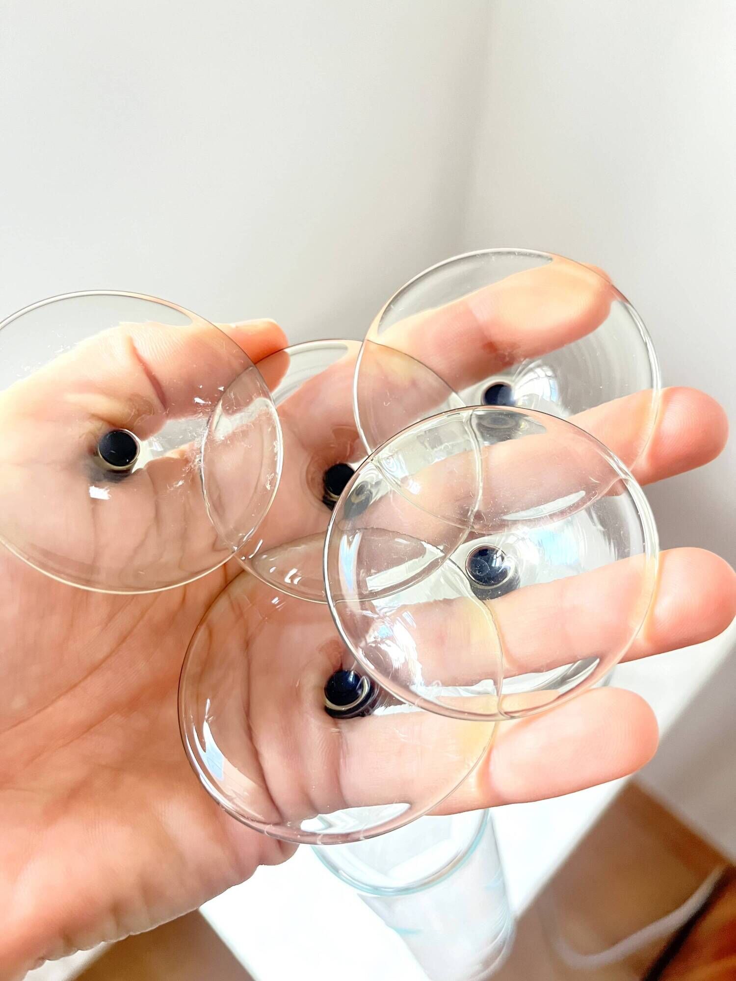 Set of 6 Art Deco Glasses – Vintage Champagne Cocktail Glasses