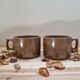 Tasses déjeuner vintage grès grand feu Brenne