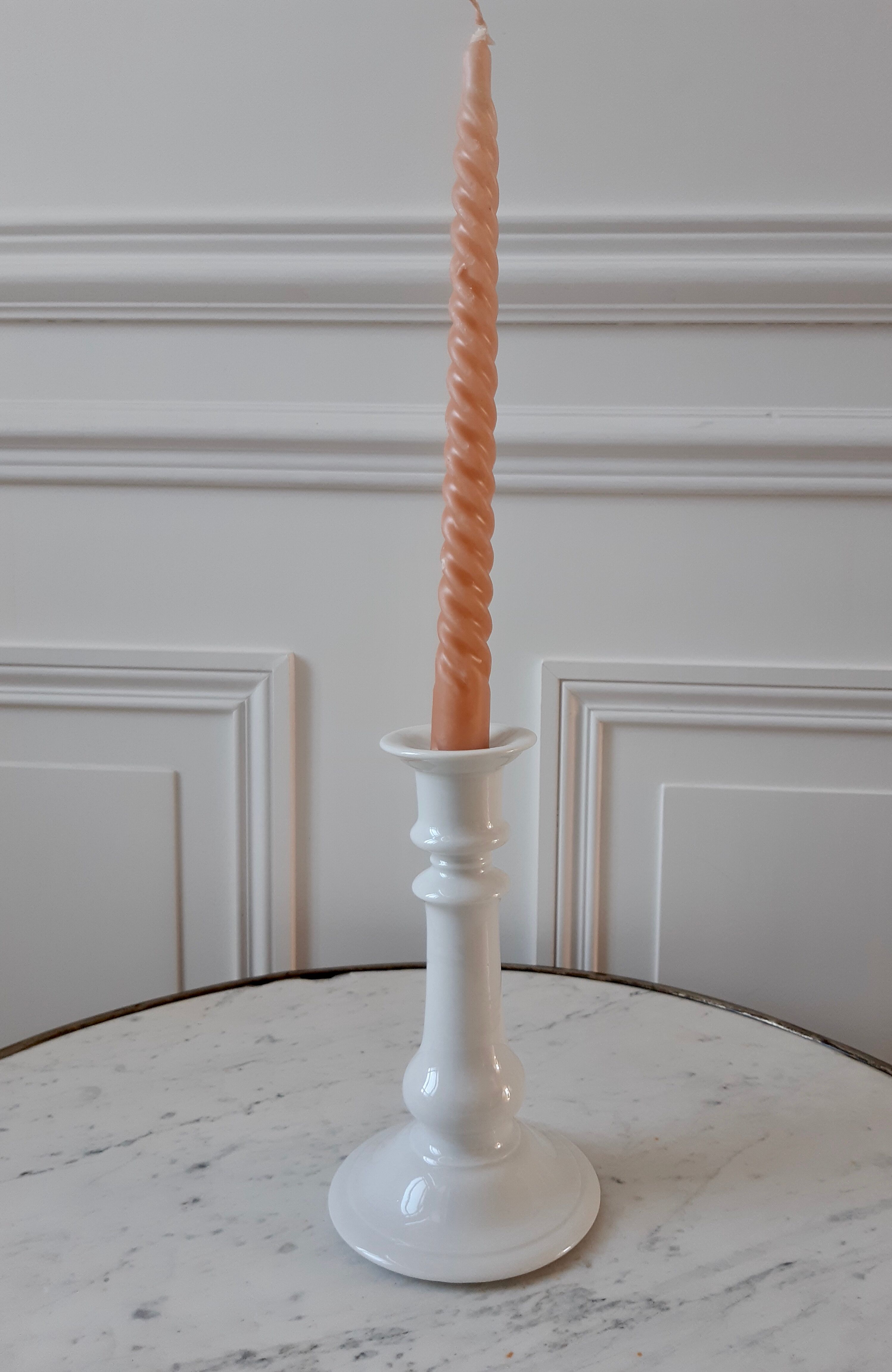 1920s porcelain candlestick