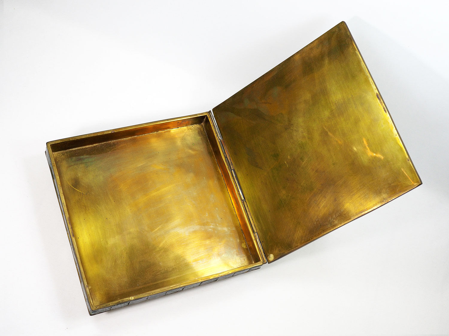 Salvador Teran Mexican Brass & Mosaic Box