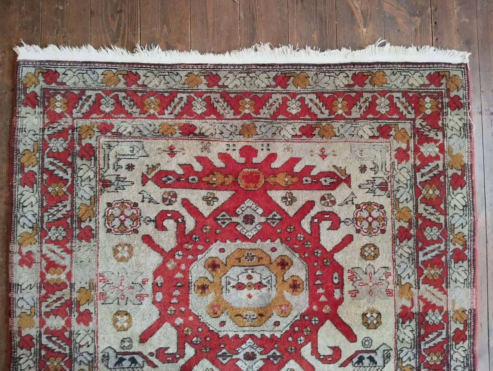 Tapis Caucasien Shirvan fait main 158x108cm