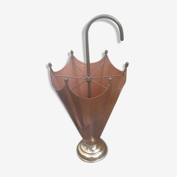Vintage copper umbrella holder