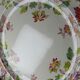 4 antique dessert plates Longchamp Daisies ironstone polychrome