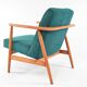 Duck green armchair