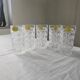 Set of 5 Bavarian crystal cocktail glasses - Vintage West Germany