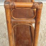 Rattan wall shelf 3 shelves