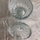 Old candy box in cut and chiseled smoked glass with ART DECO ears of wheat decorations