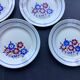 8 K & G Lunéville Sylvain pattern dinner plates