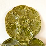Vintage ceramic oyster plates from Gien