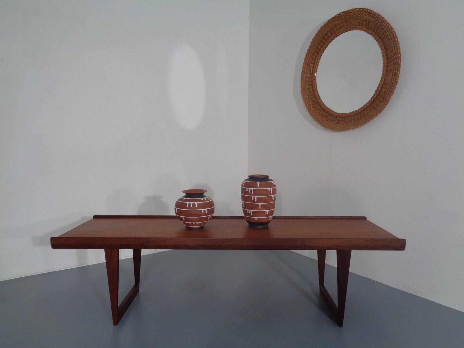 German ceramic vase, 1960s, set of 2