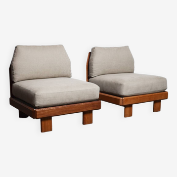 Fauteuils de Maison Seltz, France, 1970s, Set de 2