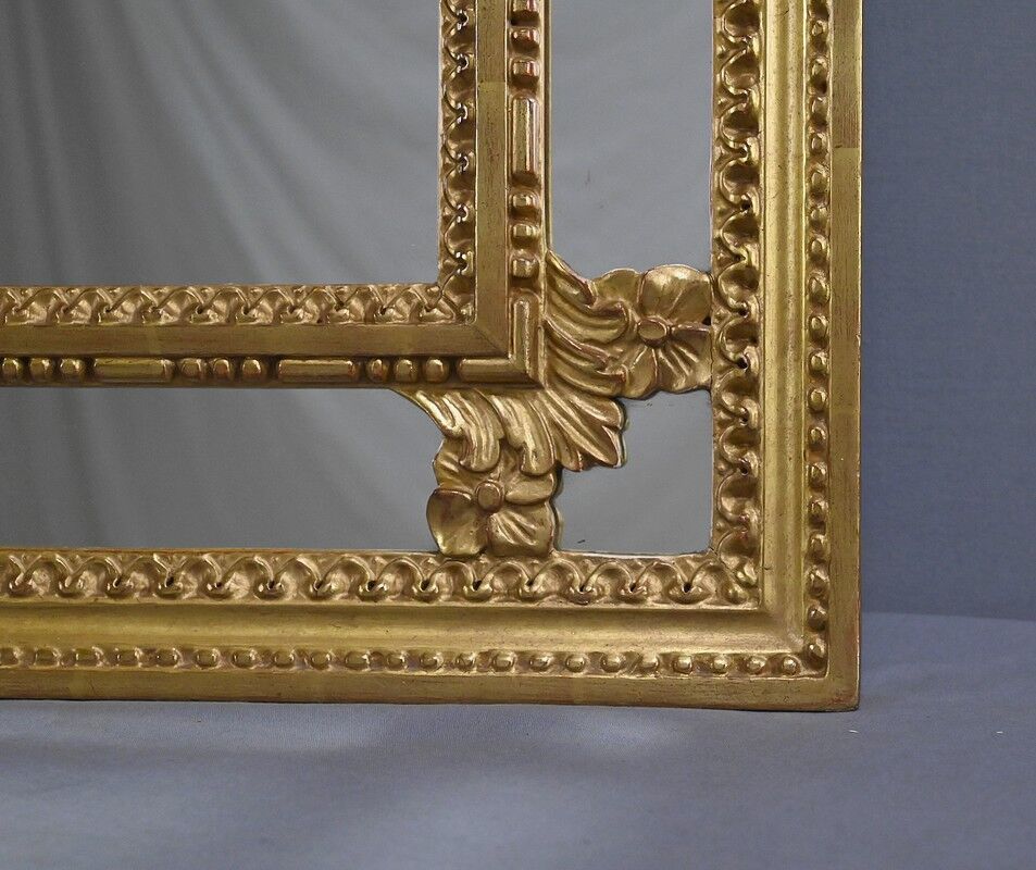 Large mirror with shutters, Louis XVI style – Mid 20th century
