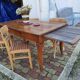 Table de ferme vintage