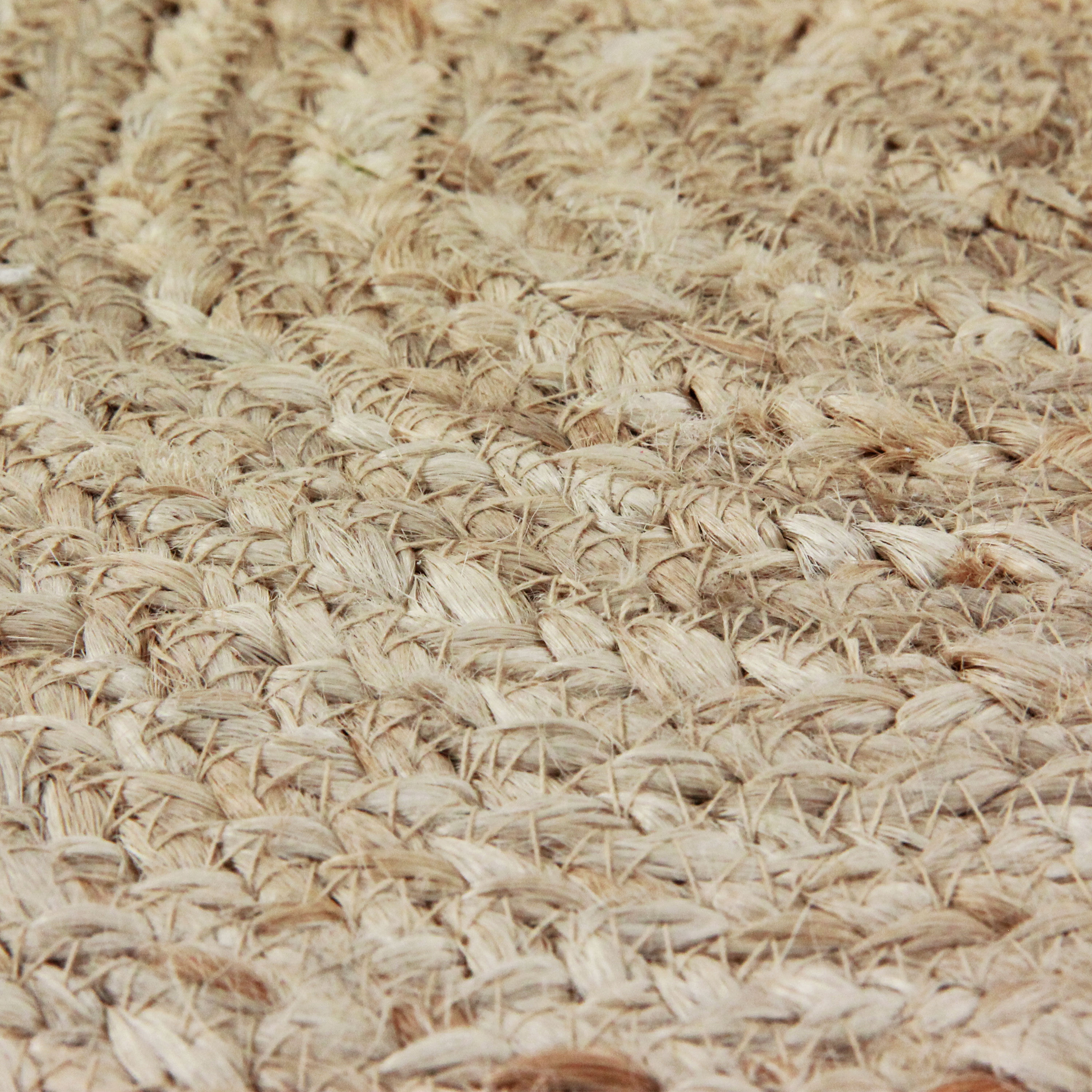 Round carpet in jute 90 cm