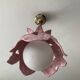 Vintage ceramic enamel flower pendant
