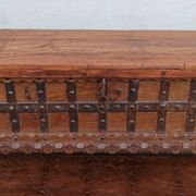 Console coffre en bois