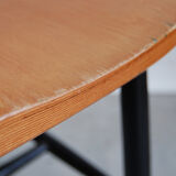 Suite of 5 Belgian vintage chairs with bars