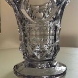 Vase Art déco en cristal violine