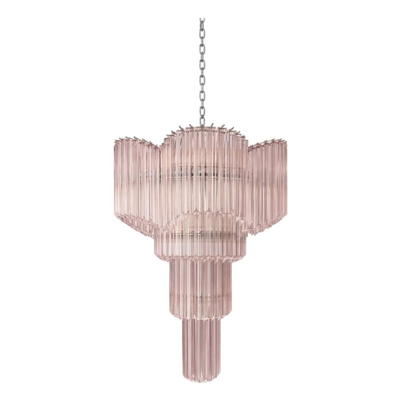 Lustre Sputnik en verre de Murano de style italien