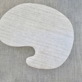 Tripod coffee table, free form, wooden and Formica, 60s