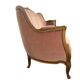 Baroque vintage rose sofa / three-seater / sofa