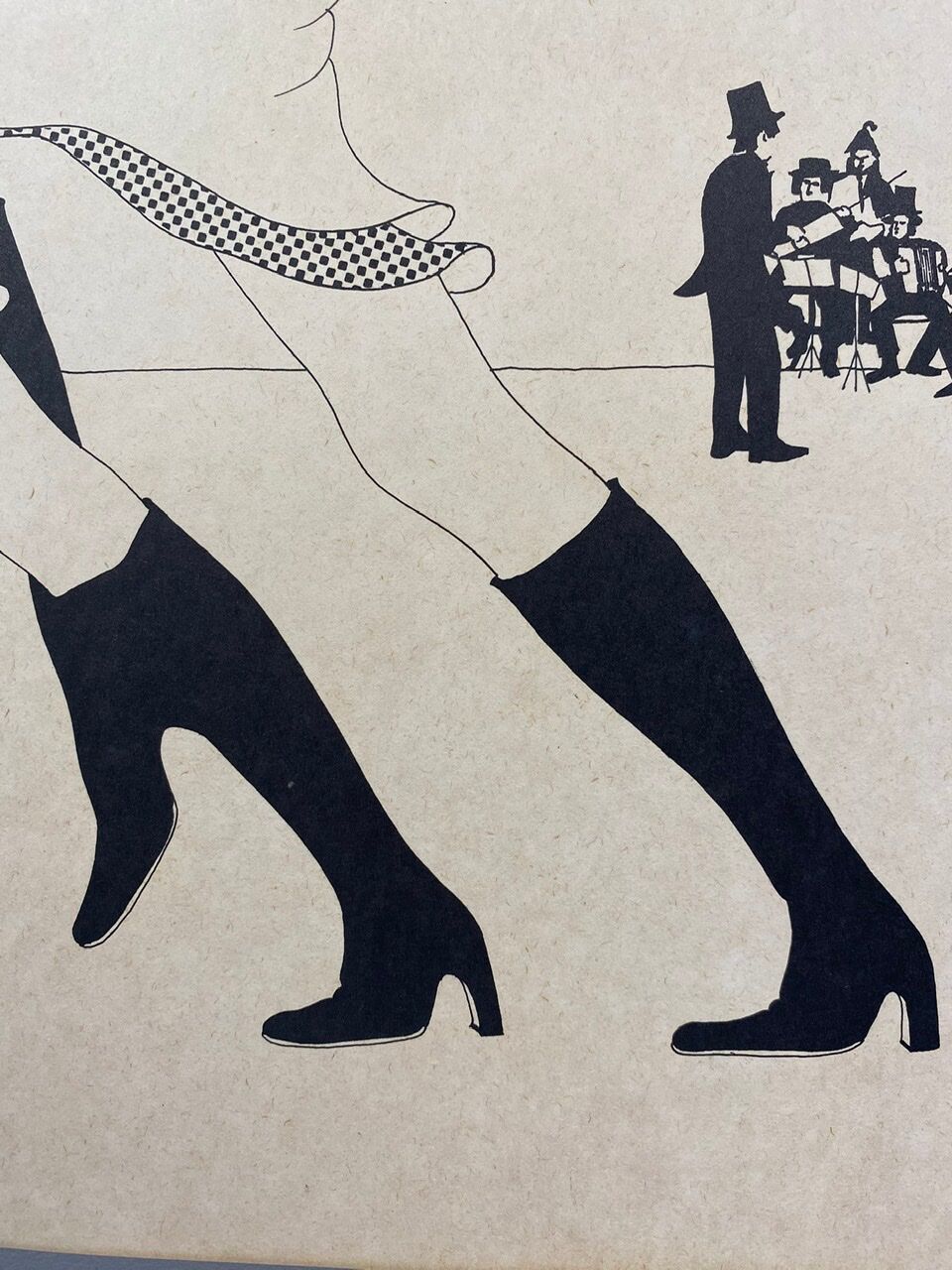 Illustration, the elegant, numbered, monogrammed XX century