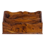 Thuja wood mail holder