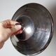 Rare vintage oriental covered serving dish in silver-plated metal, mid-20th century.
