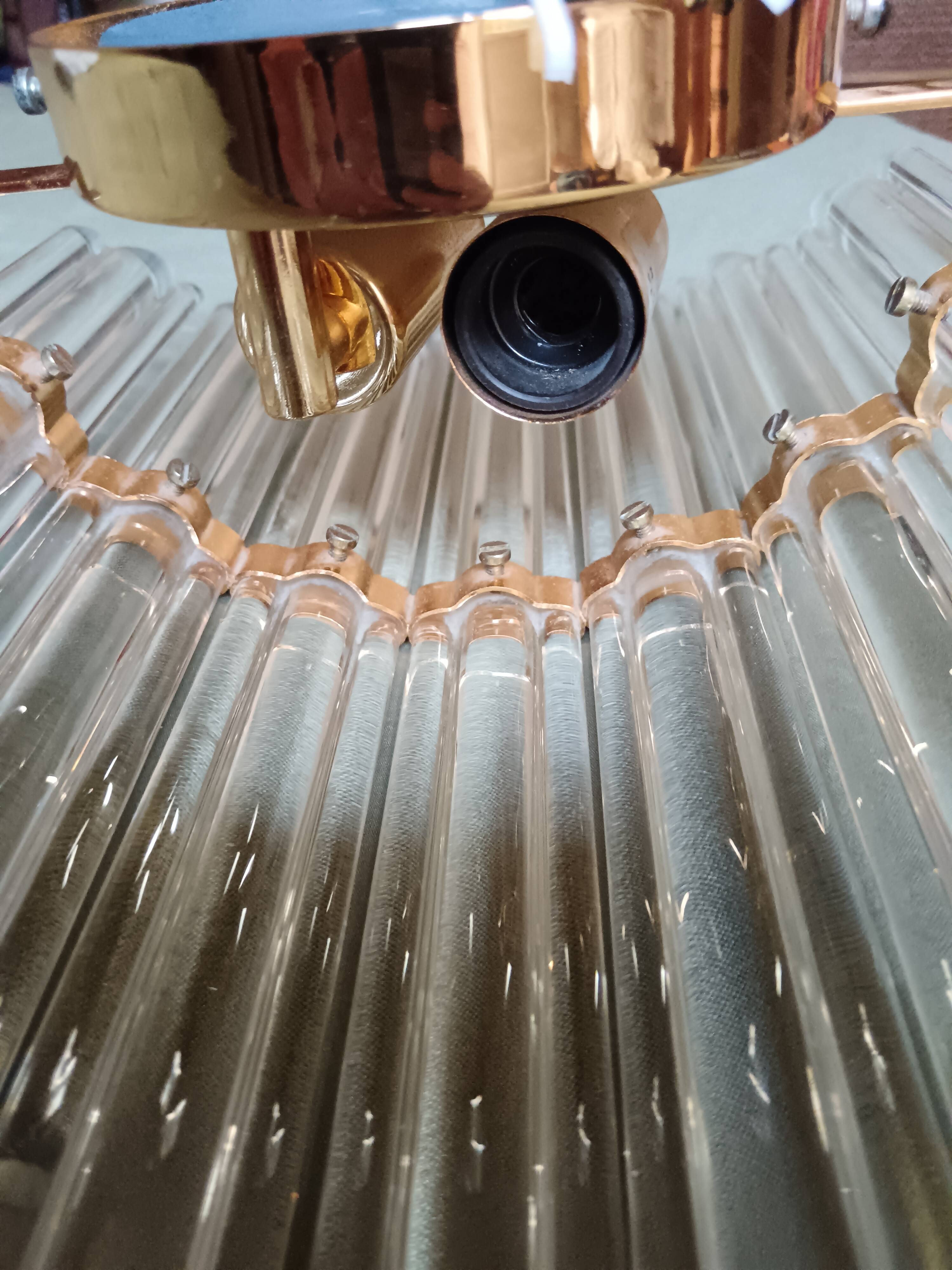 Applique Murale en Verre de Cristal. Style Venini